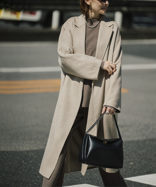 VERMEIL par iena（ヴェルメイユパーイエナ）の「カシミヤリバーロング