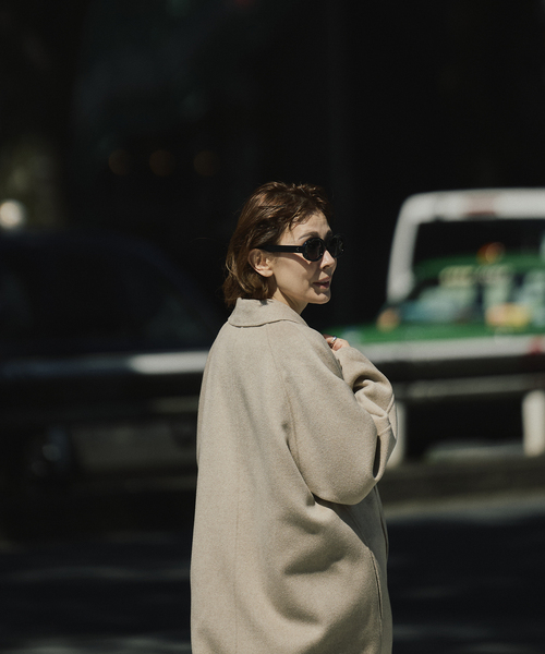 VERMEIL par iena(ヴェルメイユパーイエナ)の「カシミヤリバーロングコート(その他アウター・レディース・ブラウン/ベージュ・38/36)」の12枚目の写真