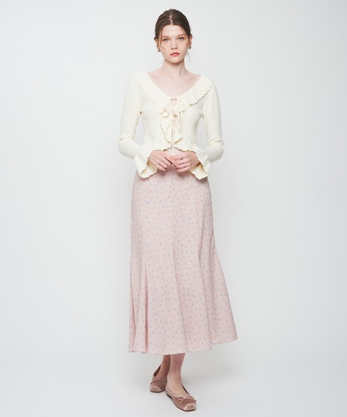 アイレットフリルニットカーディガン（カーディガン/ボレロ）｜DEICY