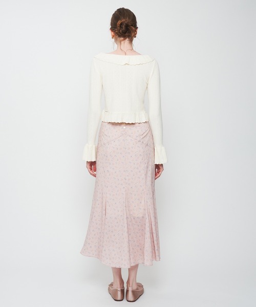 アイレットフリルニットカーディガン（カーディガン/ボレロ）｜DEICY