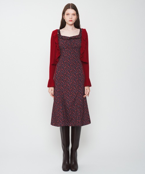 アイレットフリルニットカーディガン（カーディガン/ボレロ）｜DEICY