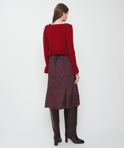 アイレットフリルニットカーディガン（カーディガン/ボレロ）｜DEICY