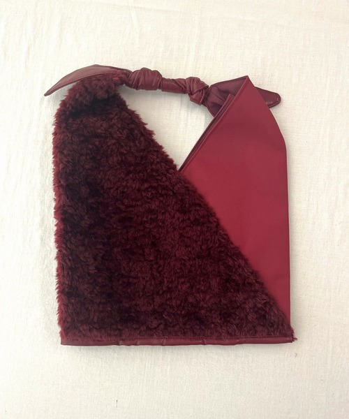 Casselini（キャセリーニ）の「ワンハンドルコンビトート（トートバッグ・レディース・バーガンディー/ブラック・ONE SIZE）」の15枚目の写真