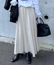 aquagarage | スエードプリーツロングスカート(スカート)