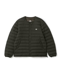 DANTON ブラウン ダウンジャケット36 DANTON ダントン インナーダウンクルーネックジャケット メンズ