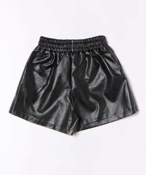 ANAP（アナップ）の「ウエストゴムフェイクレザーショートパンツ（その他パンツ・レディース・ブラック/ブラウン・FREE）」の3枚目の写真