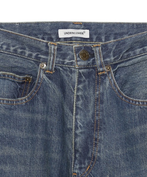 UNDERCOVER（アンダーカバー）の「UP1F1504（デニムパンツ・レディース・インディゴブルー・1/2）」の4枚目の写真