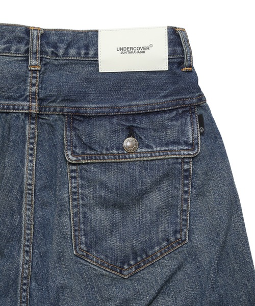 UNDERCOVER（アンダーカバー）の「UP1F1504（デニムパンツ・レディース・インディゴブルー・1/2）」の3枚目の写真