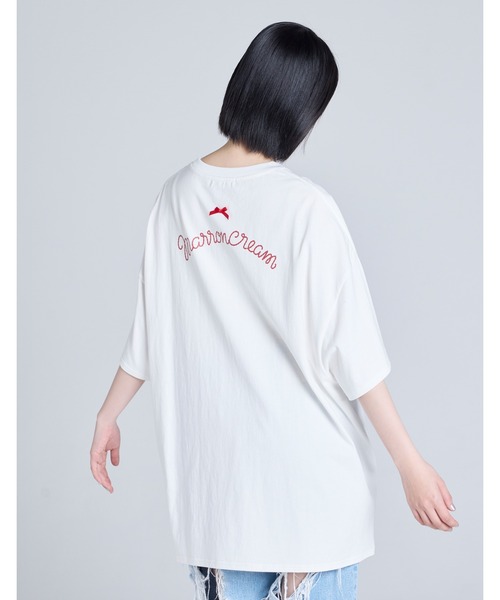 Little sunny bite(リトルサニーバイト)の「【8】【it】【Little Sunny Bite】MARRONCREAM x little sunny bite big tee(Tシャツ/カットソー・レディース・ブラック/ピンク/ホワイト・MEDIUM/SMALL)」の9枚目の写真