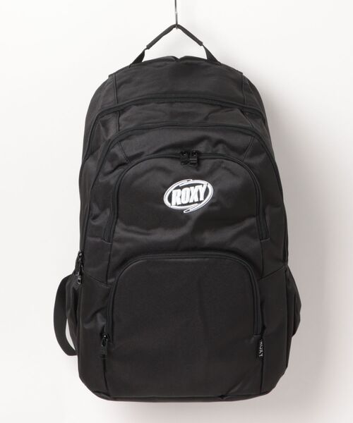 ROXY（ロキシー）の「ROXY/ロキシー バックパック GO OUT【A4対応】 撥水加工 保冷機能 RBG254301（バックパック/リュック・レディース・ブラック×ホワイト/ブラック×ブルー/ブラック×レッド・FREE）」の10枚目の写真