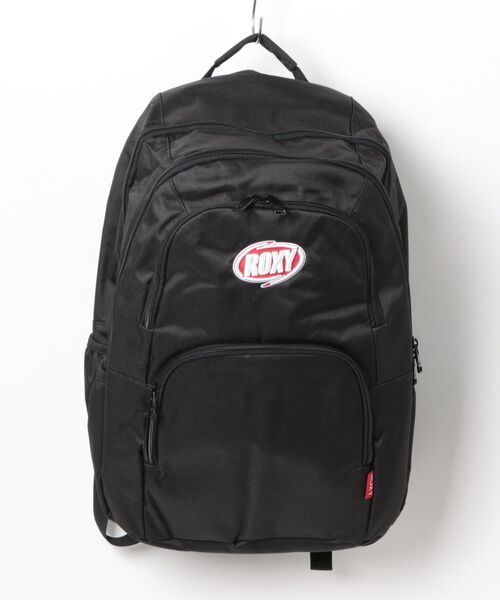 ROXY（ロキシー）の「ROXY/ロキシー バックパック GO OUT【A4対応】 撥水加工 保冷機能 RBG254301（バックパック/リュック・レディース・ブラック×ホワイト/ブラック×ブルー/ブラック×レッド・FREE）」の9枚目の写真