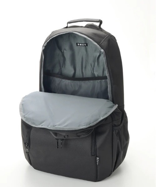 ROXY（ロキシー）の「ROXY/ロキシー バックパック GO OUT【A4対応】 撥水加工 保冷機能 RBG254301（バックパック/リュック・レディース・ブラック×ホワイト/ブラック×ブルー/ブラック×レッド・FREE）」の13枚目の写真