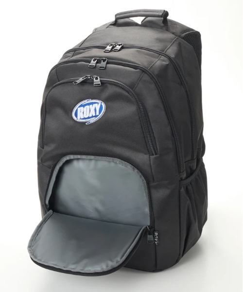 ROXY（ロキシー）の「ROXY/ロキシー バックパック GO OUT【A4対応】 撥水加工 保冷機能 RBG254301（バックパック/リュック・レディース・ブラック×ホワイト/ブラック×ブルー/ブラック×レッド・FREE）」の12枚目の写真