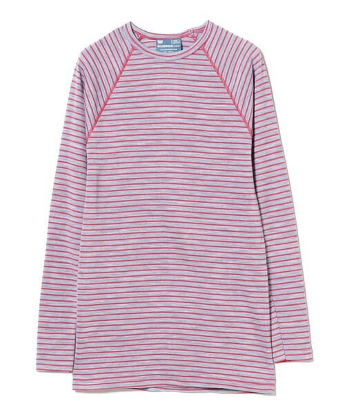 BEAMS BOY（ビームスボーイ）の「WILDERNESS WEAR / Polypro＋190 LONG SLEEVE（Tシャツ/カットソー・レディース・ピンク/レッド/ネイビー/ミント・SMALL）」の5枚目の写真