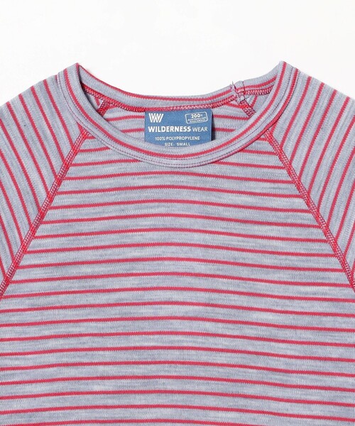 BEAMS BOY（ビームスボーイ）の「WILDERNESS WEAR / Polypro＋190 LONG SLEEVE（Tシャツ/カットソー・レディース・ピンク/レッド/ネイビー/ミント・SMALL）」の6枚目の写真