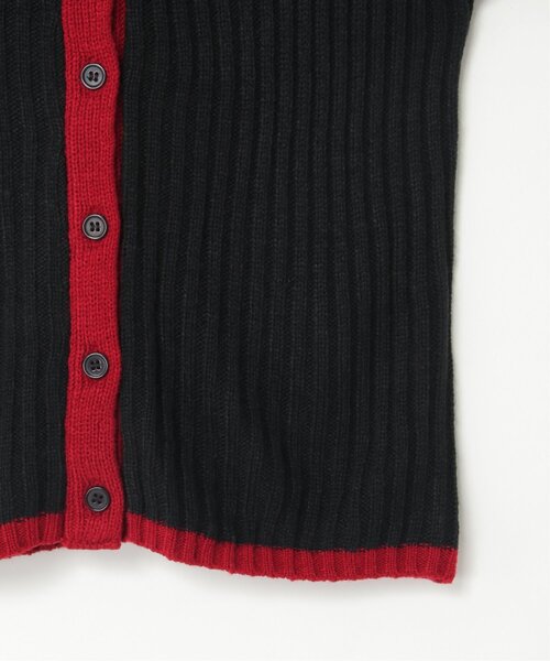 VENCEEXCHANGE(ヴァンスエクスチェンジ)の「バルキー7G配色ポロカーディガン(カーディガン/ボレロ・レディース・ブラック/ブラウン/グレー・FREE)」の21枚目の写真