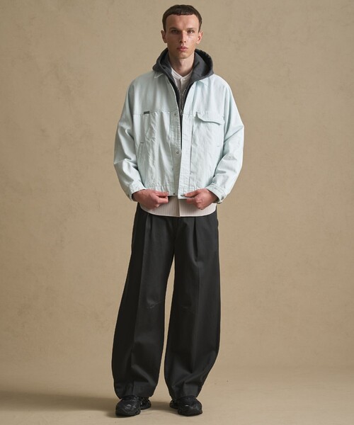 PUBLIC TOKYO(パブリックトウキョウ)の「SHIOTA×PUBLIC TOKYO 3rdツイストデニムジャケット(ブルゾン・メンズ・サックスブルー/ネイビー/ダークインディゴブルー/ブラック・3/2/1)」の10枚目の写真