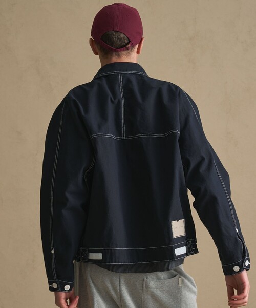 PUBLIC TOKYO(パブリックトウキョウ)の「SHIOTA×PUBLIC TOKYO 3rdツイストデニムジャケット(ブルゾン・メンズ・サックスブルー/ネイビー/ダークインディゴブルー/ブラック・3/2/1)」の16枚目の写真