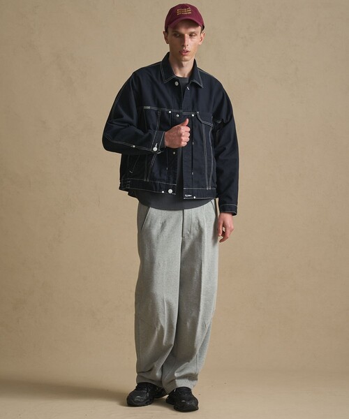 PUBLIC TOKYO(パブリックトウキョウ)の「SHIOTA×PUBLIC TOKYO 3rdツイストデニムジャケット(ブルゾン・メンズ・サックスブルー/ネイビー/ダークインディゴブルー/ブラック・3/2/1)」の17枚目の写真