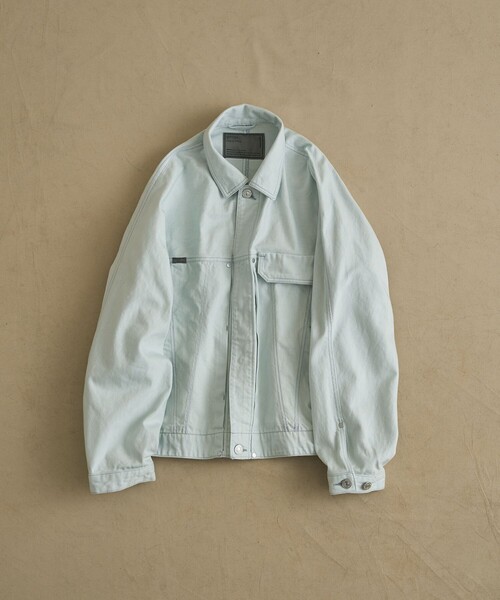 PUBLIC TOKYO(パブリックトウキョウ)の「SHIOTA×PUBLIC TOKYO 3rdツイストデニムジャケット(ブルゾン・メンズ・サックスブルー/ネイビー/ダークインディゴブルー/ブラック・3/2/1)」の21枚目の写真
