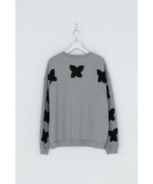 DISCOVERED | BUTTERFLY CROCHET SWEAT(スウェット)