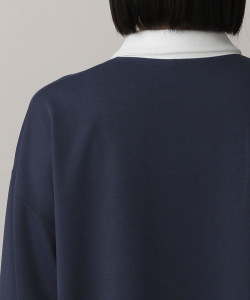 A part by（アパートバイ）の「ラガーシャツ（Tシャツ/カットソー・レディース・ネイビー/キャメル・FREE）」の16枚目の写真