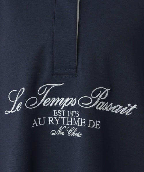 A part by（アパートバイ）の「ラガーシャツ（Tシャツ/カットソー・レディース・ネイビー/キャメル・FREE）」の17枚目の写真