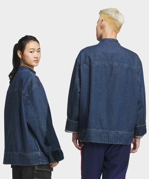 【XLサイズ】adidas CTT 中国 トラックトップ ミディアムブルー アディダス CTTトラックトップ（ジャージ） - マルチ
