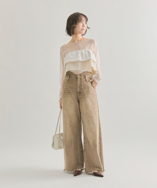 mystic（ミスティック）の「レイヤードベルト（ベルト・レディース・アイボリー/グレー・ONE SIZE）」の6枚目の写真