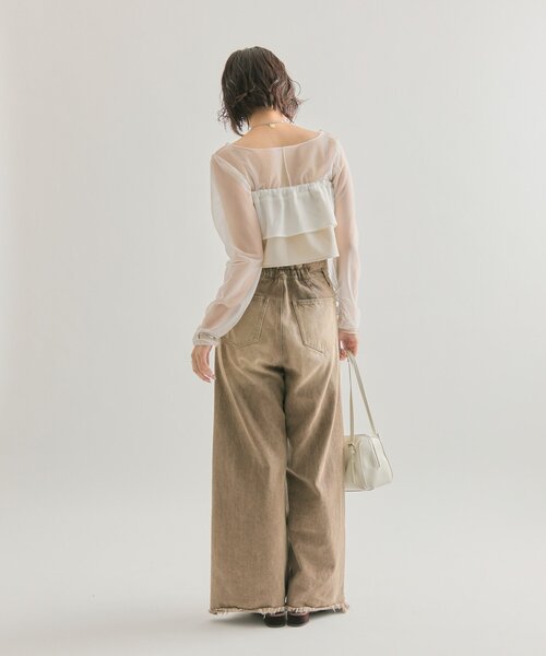 mystic（ミスティック）の「レイヤードベルト（ベルト・レディース・アイボリー/グレー・ONE SIZE）」の9枚目の写真