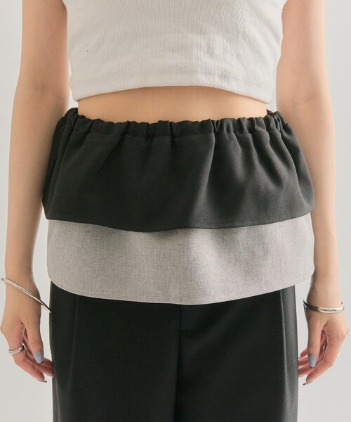 mystic（ミスティック）の「レイヤードベルト（ベルト・レディース・アイボリー/グレー・ONE SIZE）」の19枚目の写真