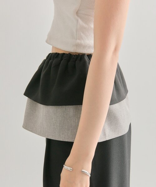 mystic（ミスティック）の「レイヤードベルト（ベルト・レディース・アイボリー/グレー・ONE SIZE）」の20枚目の写真