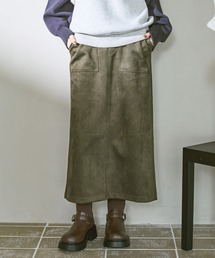 LAKOLE | ＜着丈が選べる＞スエードポンチベイカースカート / 602341(スカート)