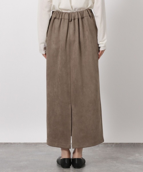 LAKOLE（ラコレ）の「＜着丈が選べる＞スエードポンチベイカースカート / 602341（スカート・レディース・モカ/カーキ/グレー・MEDIUM/LARGE）」の11枚目の写真