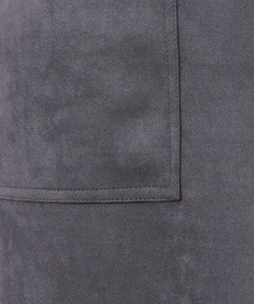 LAKOLE（ラコレ）の「＜着丈が選べる＞スエードポンチベイカースカート / 602341（スカート・レディース・モカ/カーキ/グレー・MEDIUM/LARGE）」の16枚目の写真