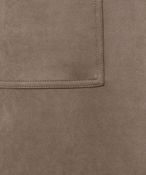 LAKOLE（ラコレ）の「＜着丈が選べる＞スエードポンチベイカースカート / 602341（スカート・レディース・モカ/カーキ/グレー・MEDIUM/LARGE）」の17枚目の写真