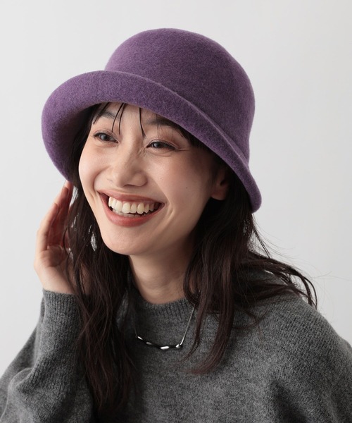 FOUND GOOD（ファウンドグッド）の「アッタカブルトンハット（ハット・レディース・パープル系8/ブラック/グレー系5・FREE）」の3枚目の写真