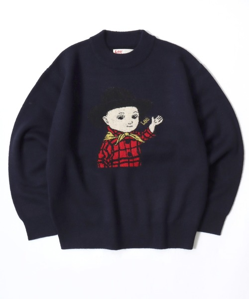 Lee(リー)の「Lee(リー)BUDDY LEE ヴィンテージジャガードニットセーター メンズ レディース ユニセックス(ニット/セーター・メンズ・ネイビー/グレー・XL/M/L)」の1枚目の写真