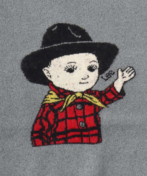 Lee(リー)の「Lee(リー)BUDDY LEE ヴィンテージジャガードニットセーター メンズ レディース ユニセックス(ニット/セーター・メンズ・ネイビー/グレー・XL/M/L)」の5枚目の写真