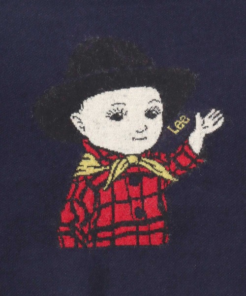 Lee(リー)の「Lee(リー)BUDDY LEE ヴィンテージジャガードニットセーター メンズ レディース ユニセックス(ニット/セーター・メンズ・ネイビー/グレー・XL/M/L)」の8枚目の写真