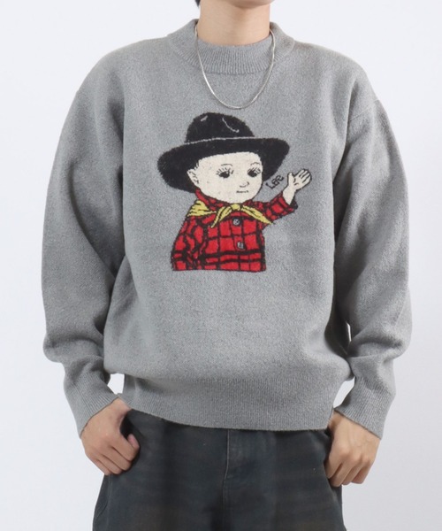 Lee(リー)の「Lee(リー)BUDDY LEE ヴィンテージジャガードニットセーター メンズ レディース ユニセックス(ニット/セーター・メンズ・ネイビー/グレー・XL/M/L)」の13枚目の写真