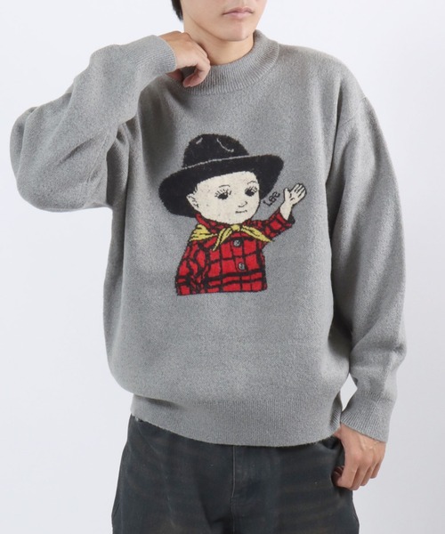 Lee(リー)の「Lee(リー)BUDDY LEE ヴィンテージジャガードニットセーター メンズ レディース ユニセックス(ニット/セーター・メンズ・ネイビー/グレー・XL/M/L)」の15枚目の写真