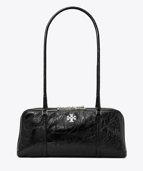 TORY BURCH(トリーバーチ)の「マシュマロ クリンクルレザー スモールサッチェル(ショルダーバッグ・レディース・ブラック・ONE SIZE)」の7枚目の写真