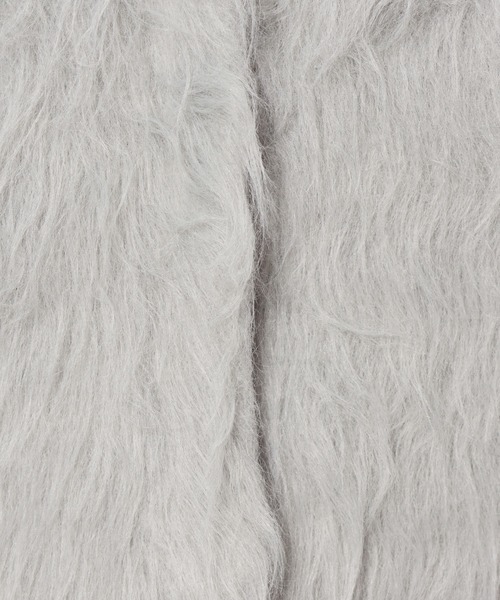 mysty woman（ミスティウーマン）の「接結シャギーニットカーディガン 603611（カーディガン/ボレロ・レディース・ベージュ/グレー/アイボリー・FREE）」の15枚目の写真