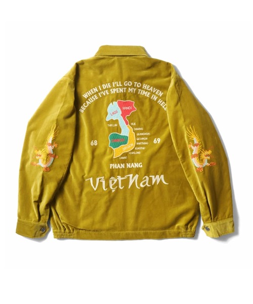 HOUSTON ヒューストン COTTON VELVETEEN VIETNAM JACKET コットン 別珍