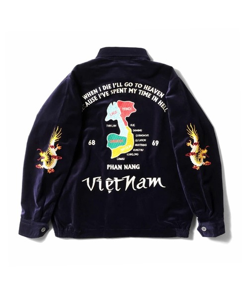 HOUSTON ヒューストン COTTON VELVETEEN VIETNAM JACKET コットン 別珍