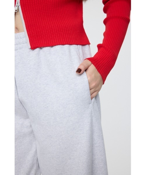 マウジー レッドスウェットパンツ MOUSSY CURVE LINE スウェットパンツ RED -ファッション通販