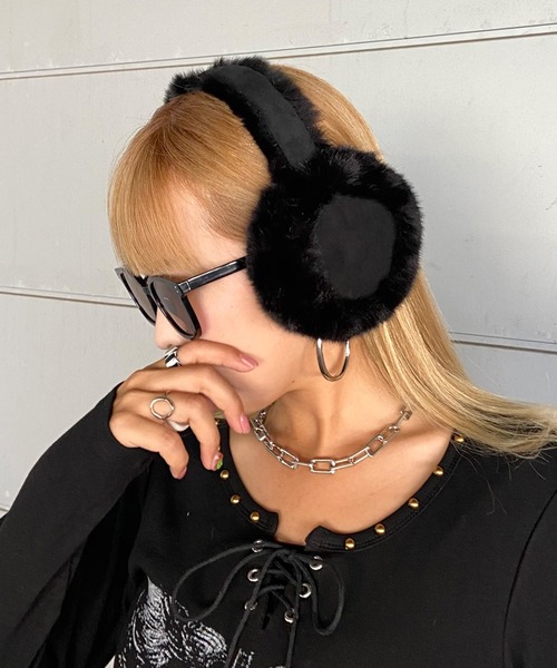 セール】フェイクムートンイヤーマフラー（イヤーマフ）｜rire（リル