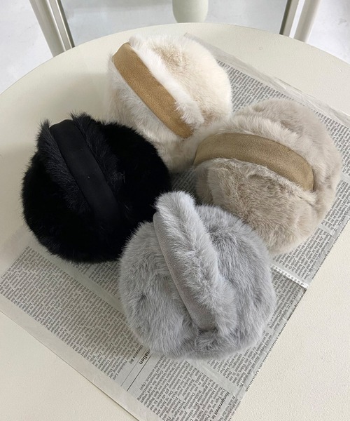 セール】フェイクムートンイヤーマフラー（イヤーマフ）｜rire（リル