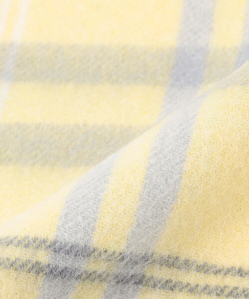 ANY（エニィ）の「ウールマフラー（マフラー・レディース・スカイブルー系3/ライトイエロー系3/レッド系3/アイボリー系3・F）」の9枚目の写真